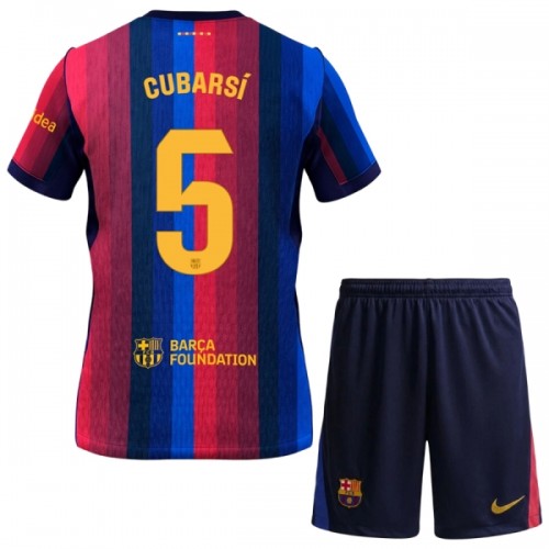 Fotbollskläder Barn FC Barcelona Cubarsi 5 Hemmatröja 2026-27 - Kortärmad Fotbollskläder Barn FC Barcelona Cubarsi 5 Hemmatröja 2026-27 - Kortärmad