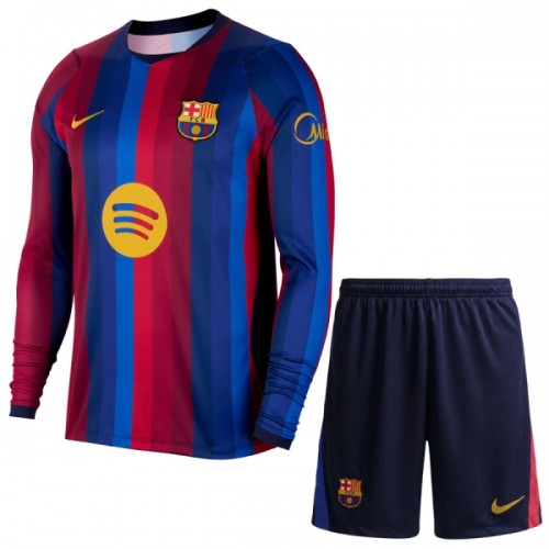 Fotbollskläder Barn FC Barcelona Hemmatröja 2026-27 - Långärmad Fotbollskläder Barn FC Barcelona Hemmatröja 2026-27 - Långärmad