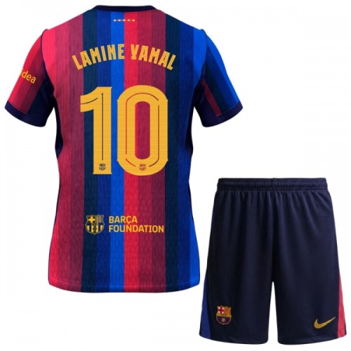Fotbollskläder Barn FC Barcelona Lamine Yamal 10 Hemmatröja 2026-27 - Kortärmad Fotbollskläder Barn FC Barcelona Lamine Yamal 10 Hemmatröja 2026-27 - Kortärmad