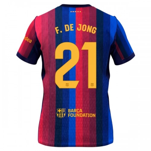 Fotbollskläder FC Barcelona F. De Jong 21 Hemmatröja 2026-27 - Kortärmad Fotbollskläder FC Barcelona F. De Jong 21 Hemmatröja 2026-27 - Kortärmad