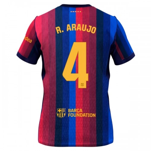 Fotbollskläder FC Barcelona R. Araujo 4 Hemmatröja 2026-27 - Kortärmad Fotbollskläder FC Barcelona R. Araujo 4 Hemmatröja 2026-27 - Kortärmad