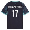 Fotbollskläder Olympique de Marseille Aubameyang 17 Bortatröja 2026-27 - Kortärmad