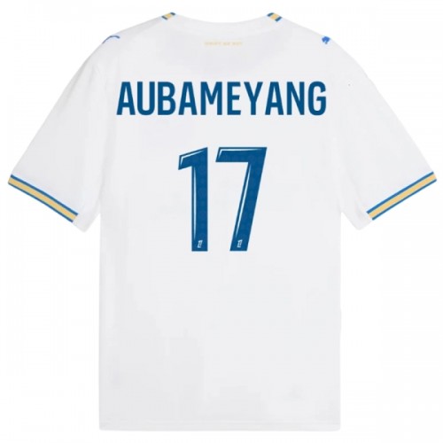 Fotbollskläder Olympique de Marseille Aubameyang 17 Hemmatröja 2026-27 - Kortärmad Fotbollskläder Olympique de Marseille Aubameyang 17 Hemmatröja 2026-27 - Kortärmad