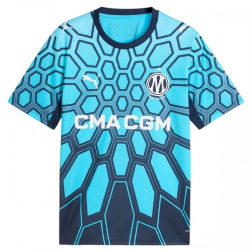 Fotbollskläder Olympique de Marseille Bortatröja 2026-27 Blå - Kortärmad Fotbollskläder Olympique de Marseille Bortatröja 2026-27 Blå - Kortärmad