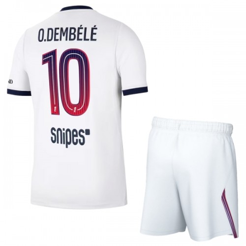 Fotbollskläder Barn Paris Saint-Germain O. Dembele 10 Bortatröja 2026-27 - Kortärmad Fotbollskläder Barn Paris Saint-Germain O. Dembele 10 Bortatröja 2026-27 - Kortärmad