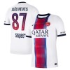 Fotbollskläder Paris Saint-Germain Joao Neves 87 Bortatröja 2026-27 - Kortärmad Fotbollskläder Paris Saint-Germain Joao Neves 87 Bortatröja 2026-27 - Kortärmad