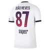 Fotbollskläder Paris Saint-Germain Joao Neves 87 Bortatröja 2026-27 - Kortärmad