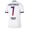 Fotbollskläder Paris Saint-Germain Kvaratskhelia 7 Bortatröja 2026-27 - Kortärmad
