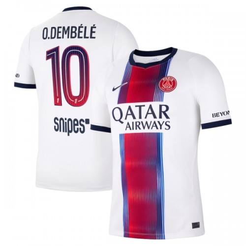 Fotbollskläder Paris Saint-Germain O. Dembele 10 Bortatröja 2026-27 - Kortärmad Fotbollskläder Paris Saint-Germain O. Dembele 10 Bortatröja 2026-27 - Kortärmad