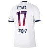 Fotbollskläder Paris Saint-Germain Vitinha 17 Bortatröja 2026-27 - Kortärmad