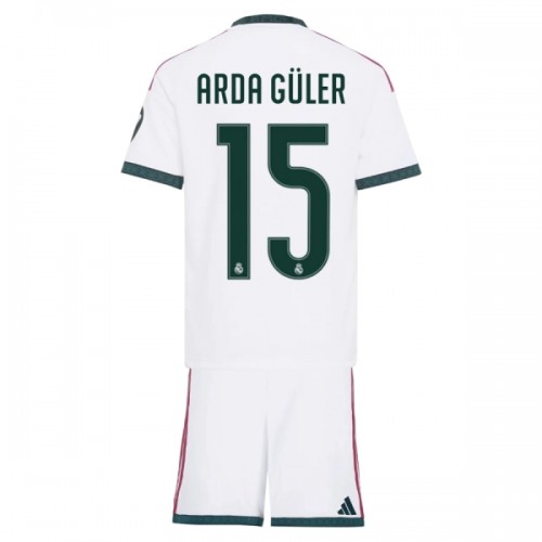 Fotbollskläder Barn Real Madrid Arda Guler 15 Hemmatröja 2026-27 - Kortärmad Fotbollskläder Barn Real Madrid Arda Guler 15 Hemmatröja 2026-27 - Kortärmad