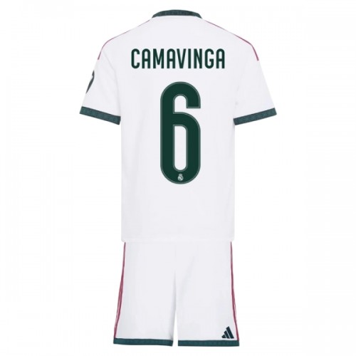 Fotbollskläder Barn Real Madrid Camavinga 6 Hemmatröja 2026-27 - Kortärmad Fotbollskläder Barn Real Madrid Camavinga 6 Hemmatröja 2026-27 - Kortärmad