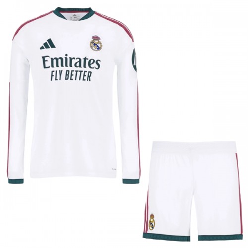 Fotbollskläder Barn Real Madrid Hemmatröja 2026-27 - Långärmad Fotbollskläder Barn Real Madrid Hemmatröja 2026-27 - Långärmad