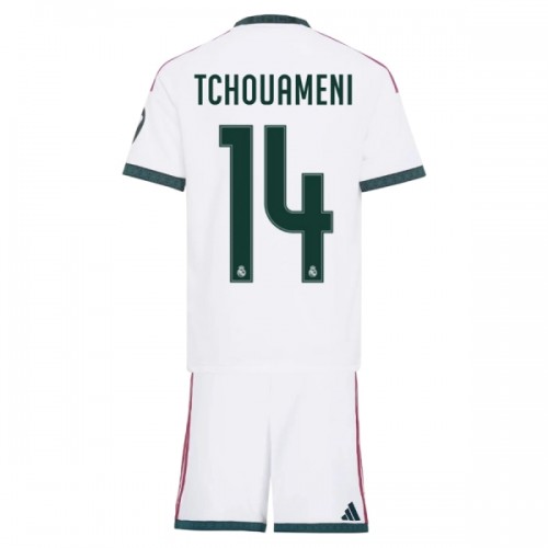 Fotbollskläder Barn Real Madrid Tchouameni 14 Hemmatröja 2026-27 - Kortärmad Fotbollskläder Barn Real Madrid Tchouameni 14 Hemmatröja 2026-27 - Kortärmad