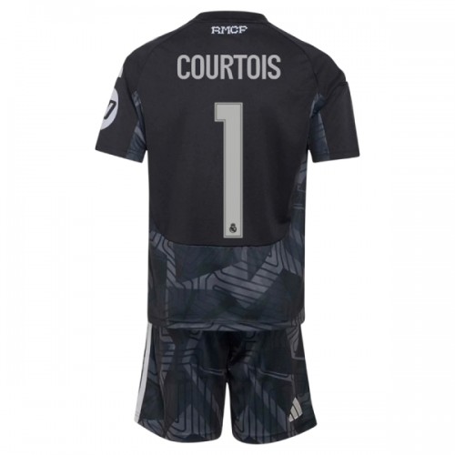 Fotbollskläder Målvakt Barn Real Madrid Courtois 1 Hemmatröja 2026-27 - Kortärmad Fotbollskläder Målvakt Barn Real Madrid Courtois 1 Hemmatröja 2026-27 - Kortärmad