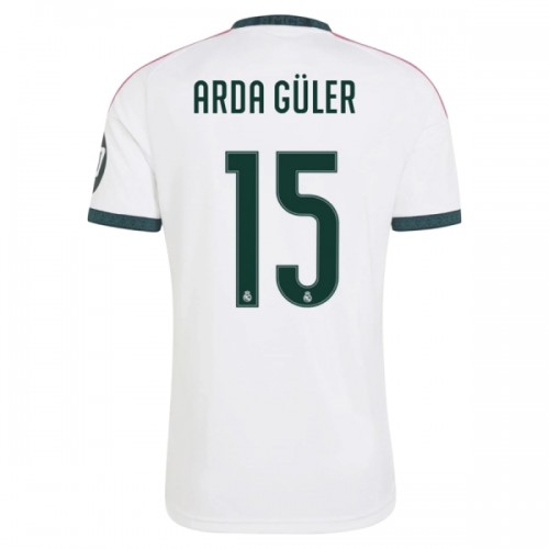 Fotbollskläder Real Madrid Arda Guler 15 Hemmatröja 2026-27 - Kortärmad Fotbollskläder Real Madrid Arda Guler 15 Hemmatröja 2026-27 - Kortärmad