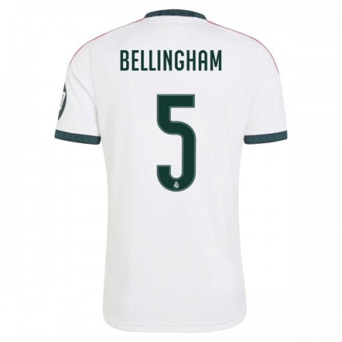 Fotbollskläder Real Madrid Bellingham 5 Hemmatröja 2026-27 - Kortärmad Fotbollskläder Real Madrid Bellingham 5 Hemmatröja 2026-27 - Kortärmad