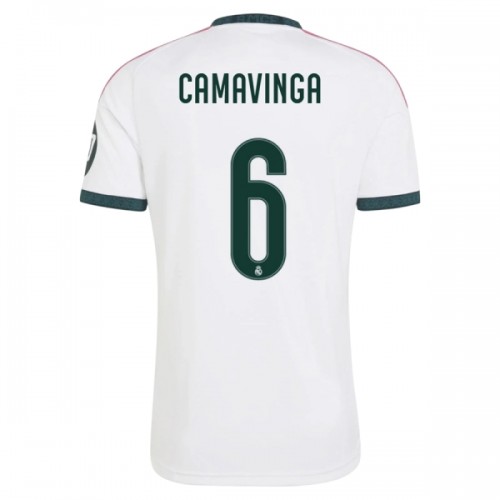 Fotbollskläder Real Madrid Camavinga 6 Hemmatröja 2026-27 - Kortärmad Fotbollskläder Real Madrid Camavinga 6 Hemmatröja 2026-27 - Kortärmad