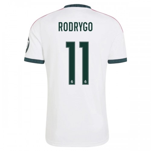 Fotbollskläder Real Madrid Rodrygo 11 Hemmatröja 2026-27 - Kortärmad Fotbollskläder Real Madrid Rodrygo 11 Hemmatröja 2026-27 - Kortärmad