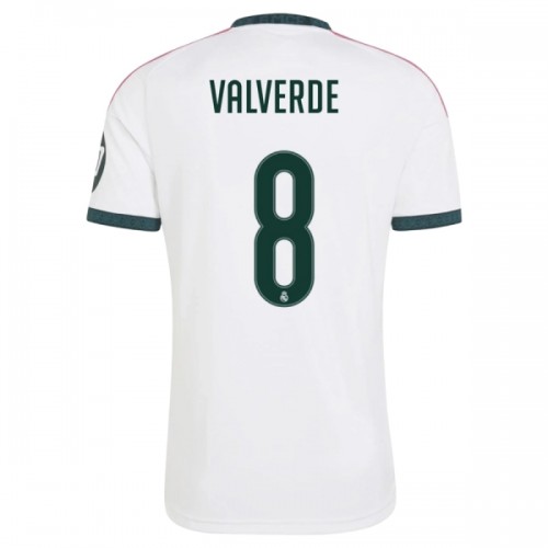 Fotbollskläder Real Madrid Valverde 8 Hemmatröja 2026-27 - Kortärmad Fotbollskläder Real Madrid Valverde 8 Hemmatröja 2026-27 - Kortärmad