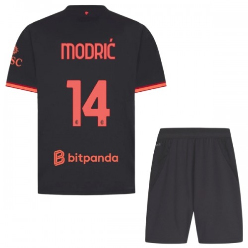 Fotbollskläder Barn AC Milan Modrić 14 Tredjetröja 2026-27 - Kortärmad Fotbollskläder Barn AC Milan Modrić 14 Tredjetröja 2026-27 - Kortärmad