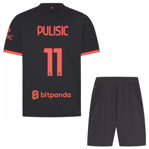 Fotbollskläder Barn AC Milan Pulisic 11 Tredjetröja 2026-27 - Kortärmad Fotbollskläder Barn AC Milan Pulisic 11 Tredjetröja 2026-27 - Kortärmad