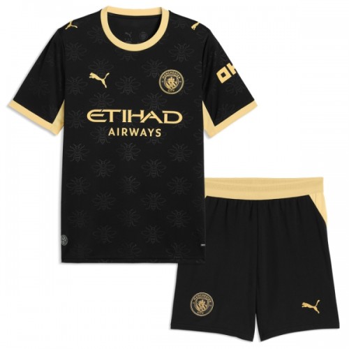 Fotbollskläder Barn Manchester City Bortatröja 2026-27 - Kortärmad Fotbollskläder Barn Manchester City Bortatröja 2026-27 - Kortärmad