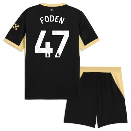 Fotbollskläder Barn Manchester City Foden 47 Bortatröja 2026-27 - Kortärmad Fotbollskläder Barn Manchester City Foden 47 Bortatröja 2026-27 - Kortärmad