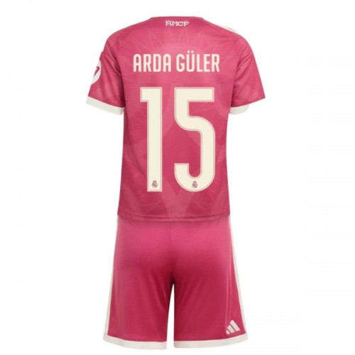 Fotbollskläder Barn Real Madrid Arda Guler 15 Tredjetröja 2026-27 - Kortärmad Fotbollskläder Barn Real Madrid Arda Guler 15 Tredjetröja 2026-27 - Kortärmad
