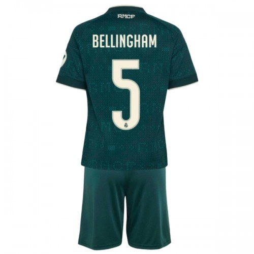 Fotbollskläder Barn Real Madrid Bellingham 5 Bortatröja 2026-27 - Kortärmad Fotbollskläder Barn Real Madrid Bellingham 5 Bortatröja 2026-27 - Kortärmad