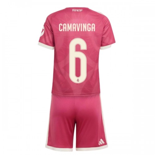 Fotbollskläder Barn Real Madrid Camavinga 6 Tredjetröja 2026-27 - Kortärmad Fotbollskläder Barn Real Madrid Camavinga 6 Tredjetröja 2026-27 - Kortärmad