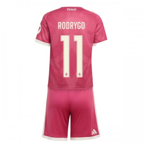 Fotbollskläder Barn Real Madrid Rodrygo 11 Tredjetröja 2026-27 - Kortärmad Fotbollskläder Barn Real Madrid Rodrygo 11 Tredjetröja 2026-27 - Kortärmad