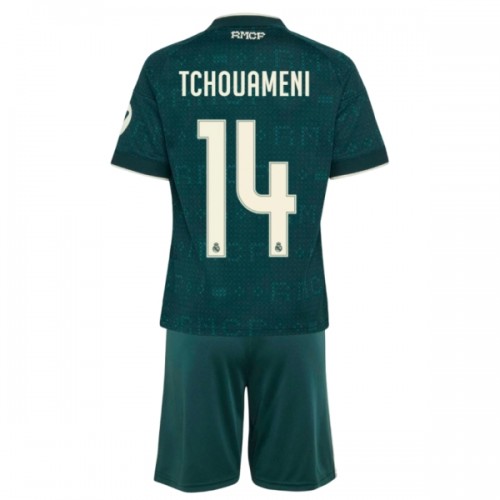 Fotbollskläder Barn Real Madrid Tchouameni 14 Bortatröja 2026-27 - Kortärmad Fotbollskläder Barn Real Madrid Tchouameni 14 Bortatröja 2026-27 - Kortärmad