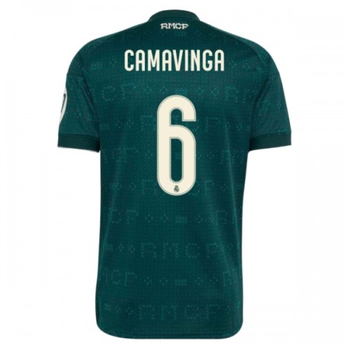 Fotbollskläder Real Madrid Camavinga 6 Bortatröja 2026-27 - Kortärmad Fotbollskläder Real Madrid Camavinga 6 Bortatröja 2026-27 - Kortärmad