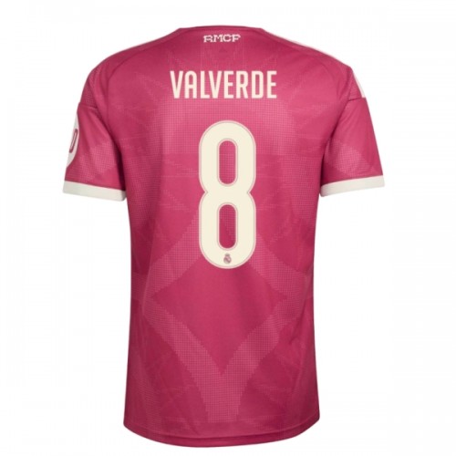 Fotbollskläder Real Madrid Valverde 8 Tredjetröja 2026-27 - Kortärmad Fotbollskläder Real Madrid Valverde 8 Tredjetröja 2026-27 - Kortärmad