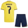 Fotbollskläder Barn Al Nassr Ronaldo 7 Hemmatröja 2026-27 - Kortärmad Fotbollskläder Barn Al Nassr Ronaldo 7 Hemmatröja 2026-27 - Kortärmad