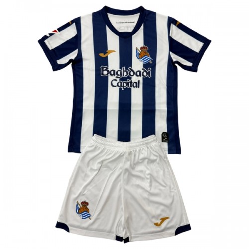 Fotbollskläder Barn Real Sociedad Hemmatröja 2026-27 - Kortärmad Fotbollskläder Barn Real Sociedad Hemmatröja 2026-27 - Kortärmad