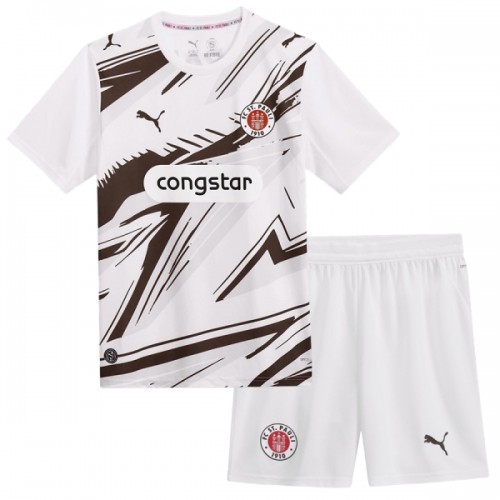 Fotbollskläder Barn St Pauli Bortatröja 2026-27 - Kortärmad Fotbollskläder Barn St Pauli Bortatröja 2026-27 - Kortärmad