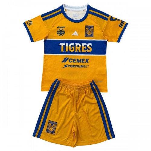 Fotbollskläder Barn Tigres UANL Hemmatröja 2026-27 - Kortärmad Fotbollskläder Barn Tigres UANL Hemmatröja 2026-27 - Kortärmad