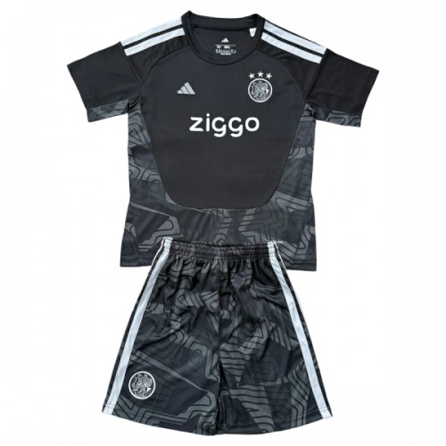 Fotbollskläder Målvakt Barn Ajax Amsterdam 2026-27 Svart - Kortärmad Fotbollskläder Målvakt Barn Ajax Amsterdam 2026-27 Svart - Kortärmad