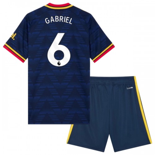 Fotbollskläder Barn Arsenal Gabriel 6 Bortatröja 2026-27 - Kortärmad Fotbollskläder Barn Arsenal Gabriel 6 Bortatröja 2026-27 - Kortärmad