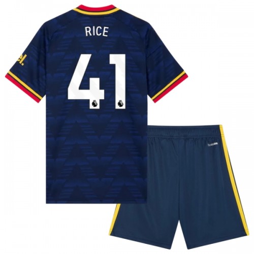 Fotbollskläder Barn Arsenal Rice 41 Bortatröja 2026-27 - Kortärmad Fotbollskläder Barn Arsenal Rice 41 Bortatröja 2026-27 - Kortärmad