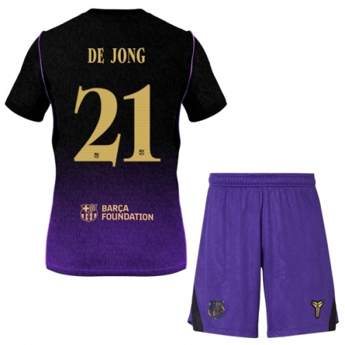 Fotbollskläder Barn FC Barcelona F. De Jong 21 Bortatröja 2026-27 - Kortärmad Fotbollskläder Barn FC Barcelona F. De Jong 21 Bortatröja 2026-27 - Kortärmad