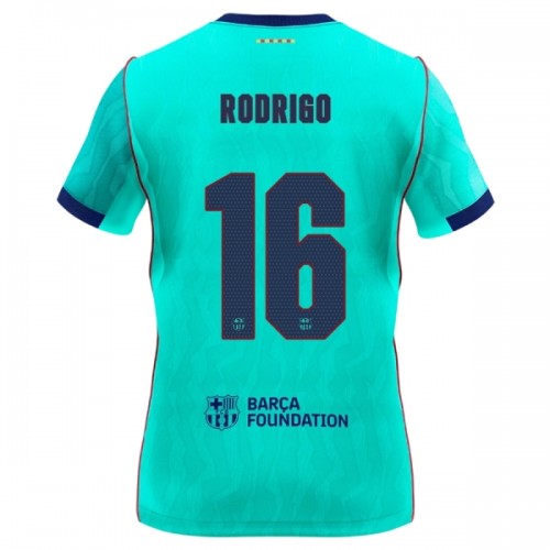 Fotbollskläder FC Barcelona Rodrigo 16 Tredjetröja 2026-27 - Kortärmad Fotbollskläder FC Barcelona Rodrigo 16 Tredjetröja 2026-27 - Kortärmad