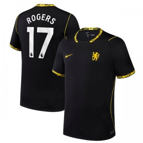 Fotbollskläder Chelsea Rogers 17 Bortatröja 2026-27 - Kortärmad Fotbollskläder Chelsea Rogers 17 Bortatröja 2026-27 - Kortärmad