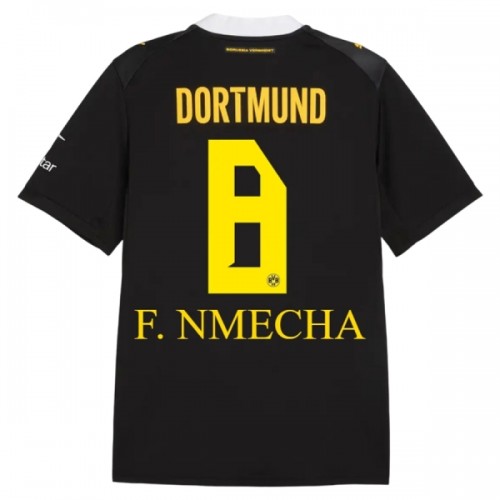 Fotbollskläder Borussia Dortmund F. Nmecha 8 Bortatröja 2026-27 - Kortärmad Fotbollskläder Borussia Dortmund F. Nmecha 8 Bortatröja 2026-27 - Kortärmad