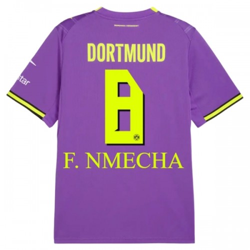 Fotbollskläder Borussia Dortmund F. Nmecha 8 Tredjetröja 2026-27 - Kortärmad Fotbollskläder Borussia Dortmund F. Nmecha 8 Tredjetröja 2026-27 - Kortärmad