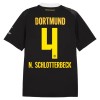 Fotbollskläder Borussia Dortmund N. Schlotterbeck 4 Bortatröja 2026-27 - Kortärmad