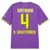 Fotbollskläder Borussia Dortmund N. Schlotterbeck 4 Tredjetröja 2026-27 - Kortärmad Fotbollskläder Borussia Dortmund N. Schlotterbeck 4 Tredjetröja 2026-27 - Kortärmad