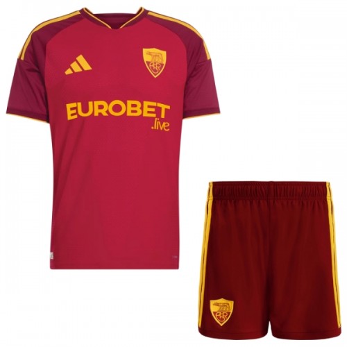 Fotbollskläder Barn AS Roma Hemmatröja 2026-27 - Kortärmad Fotbollskläder Barn AS Roma Hemmatröja 2026-27 - Kortärmad